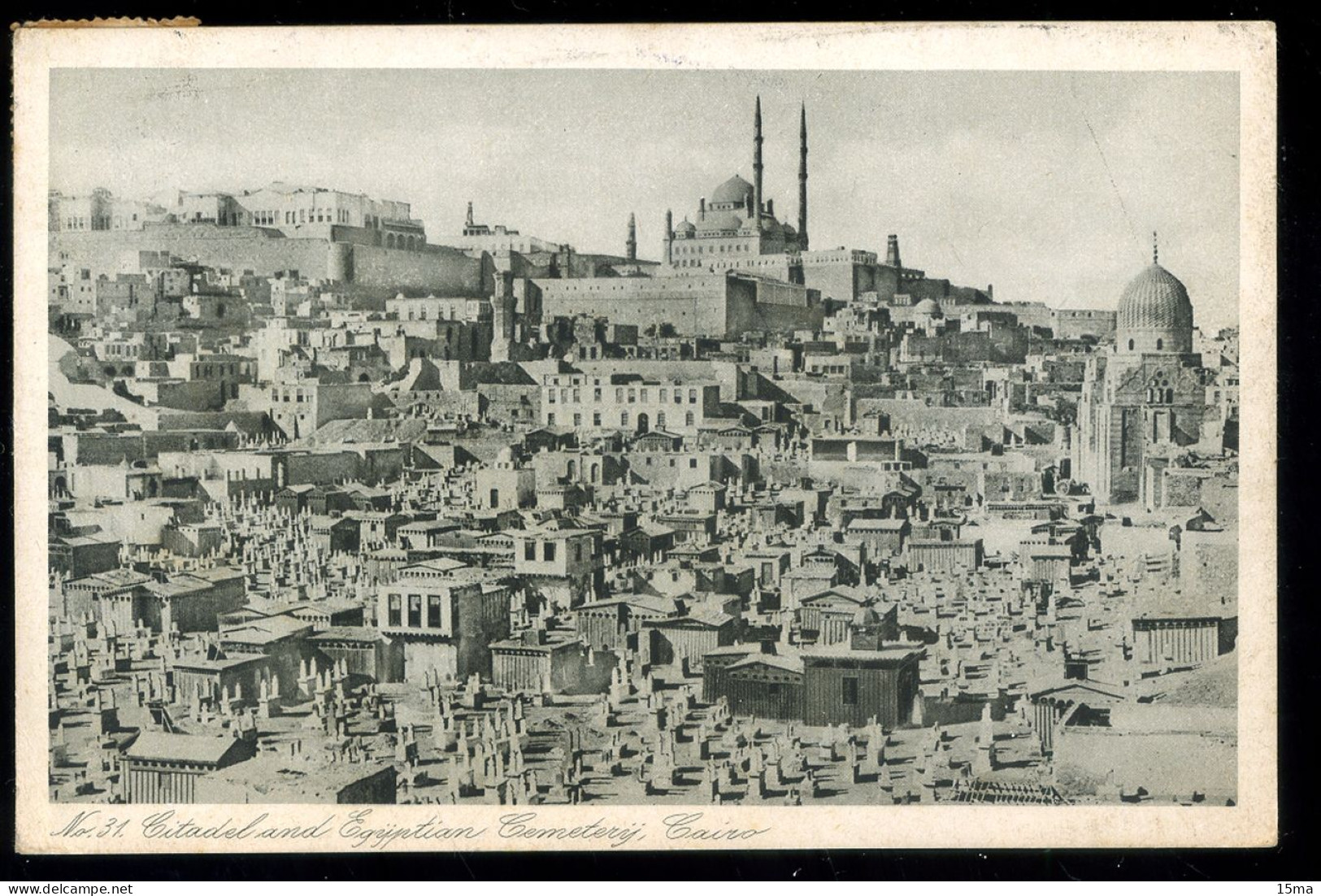 CAIRO Citadel And Egyptian Cemetery Zogos 1930 - Le Caire