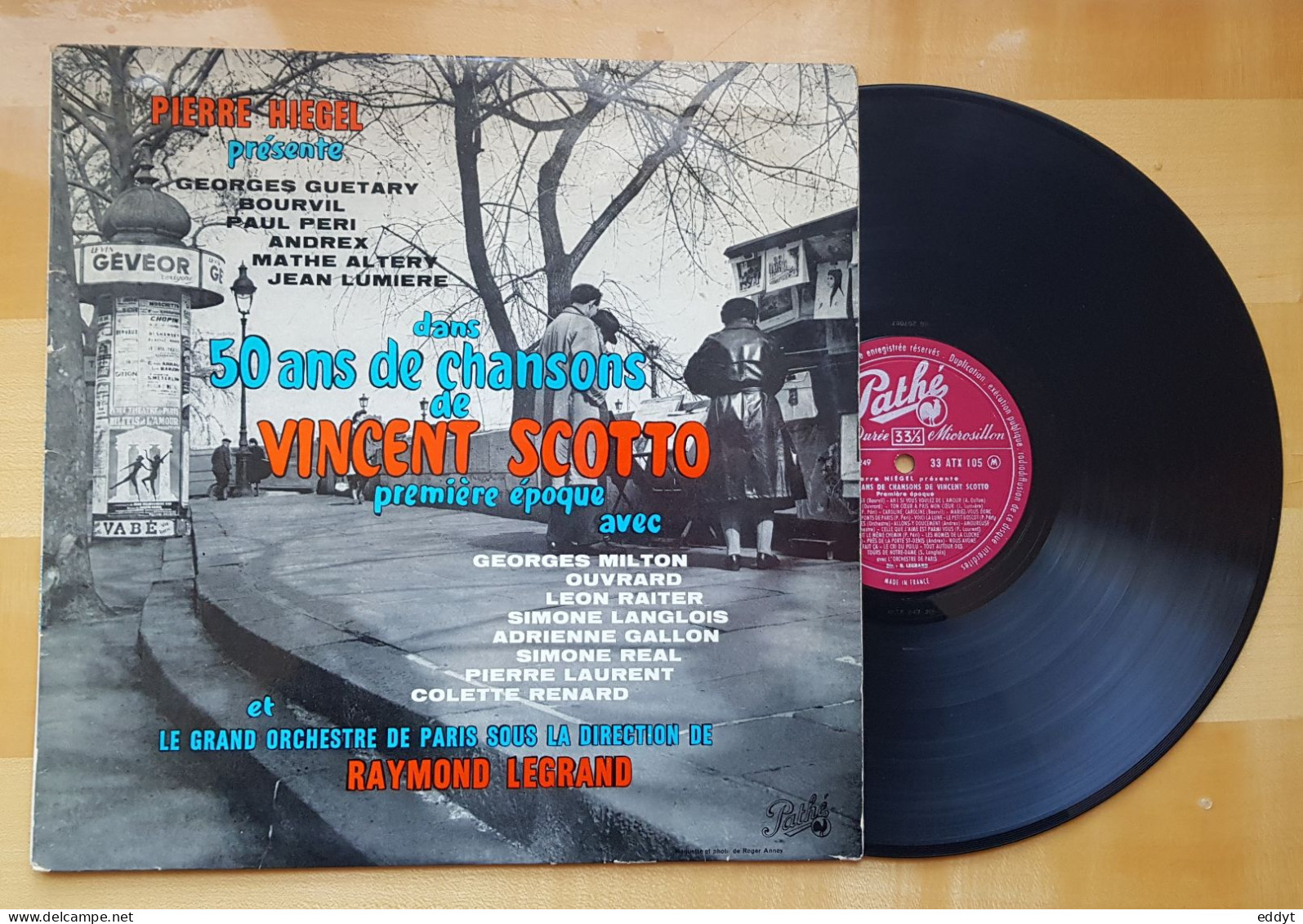 Disque Vinyle - 50 ANS De Chansons VINCENT SCOTTO / RAYMOND LEGRAND - TBE - Other - French Music