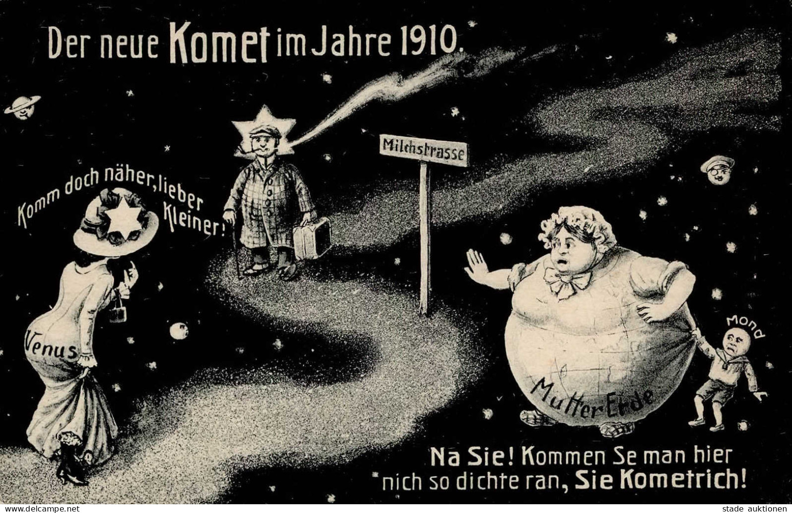 Weltraum Der Neue Komet Kommt Im Jahr 1910 I-II - Guerra 1914-18