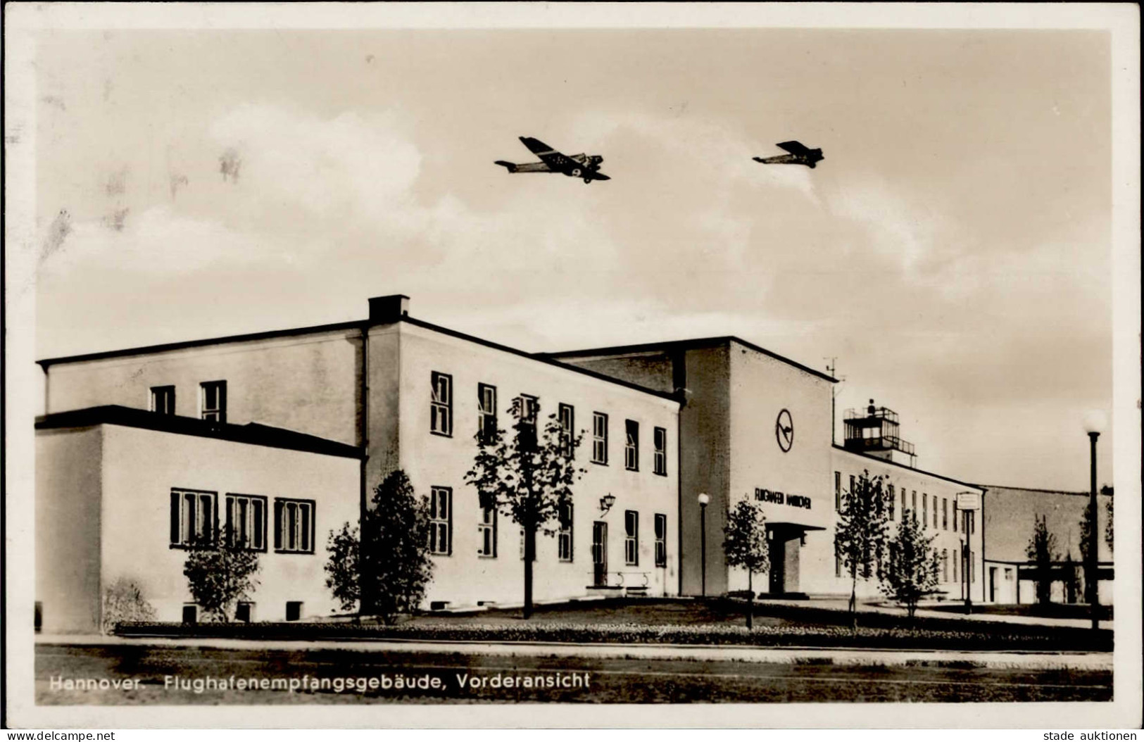 Flughafen Hannover Empfangsgebäude I-II - War 1914-18