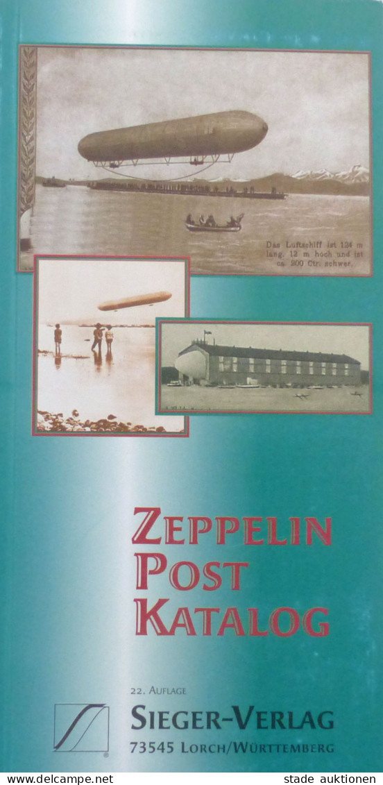 Zeppelin Post Katalog Sieger-Verlag 22. Auflage, Ungebraucht, Neuwertig Dirigeable - Aeronaves