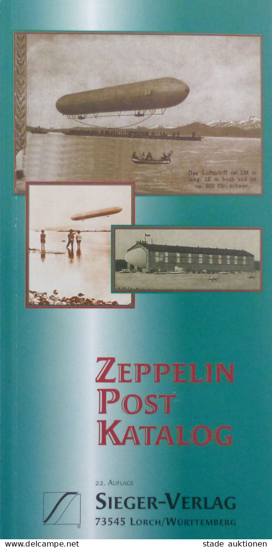 Zeppelin Post Katalog Sieger-Verlag 22. Auflage, Ungebraucht, Neuwertig Dirigeable - Zeppeline