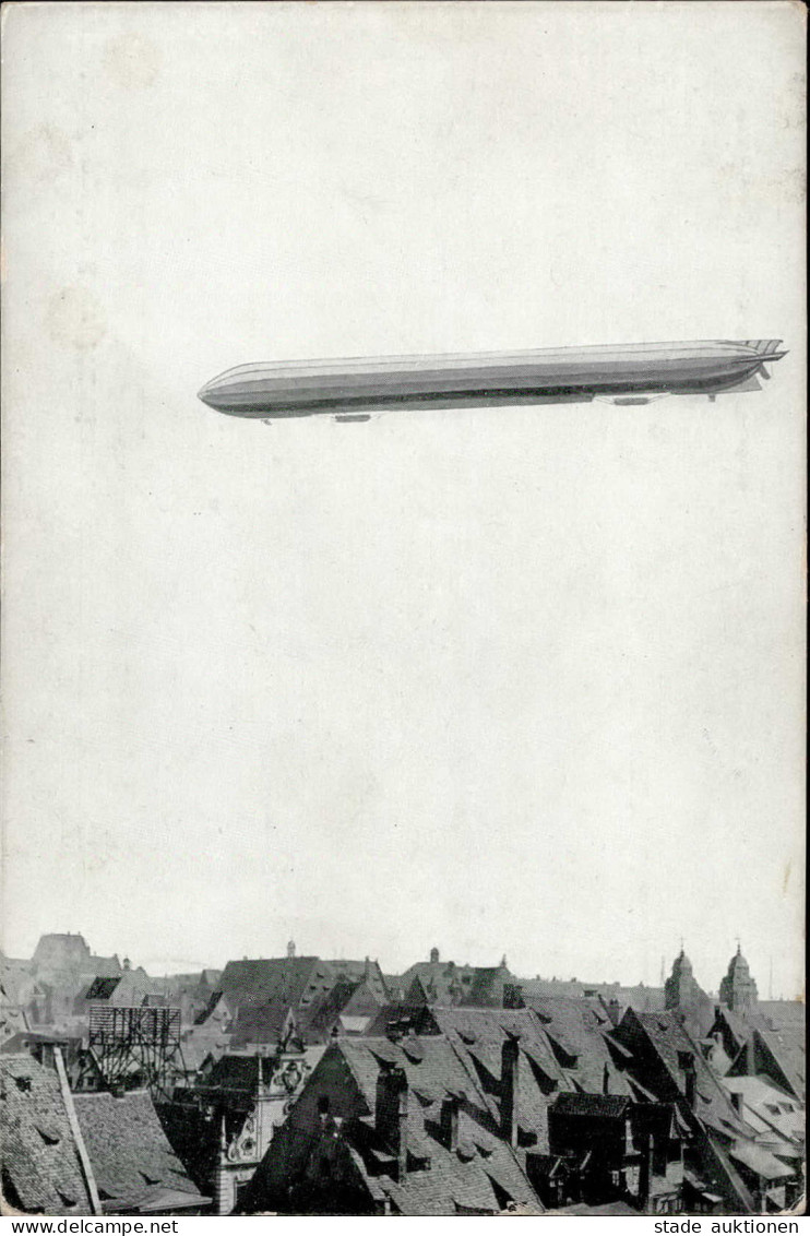 Zeppelin Nürnberg II (fleckig, Ecken Gestossen) Dirigeable - Zeppeline