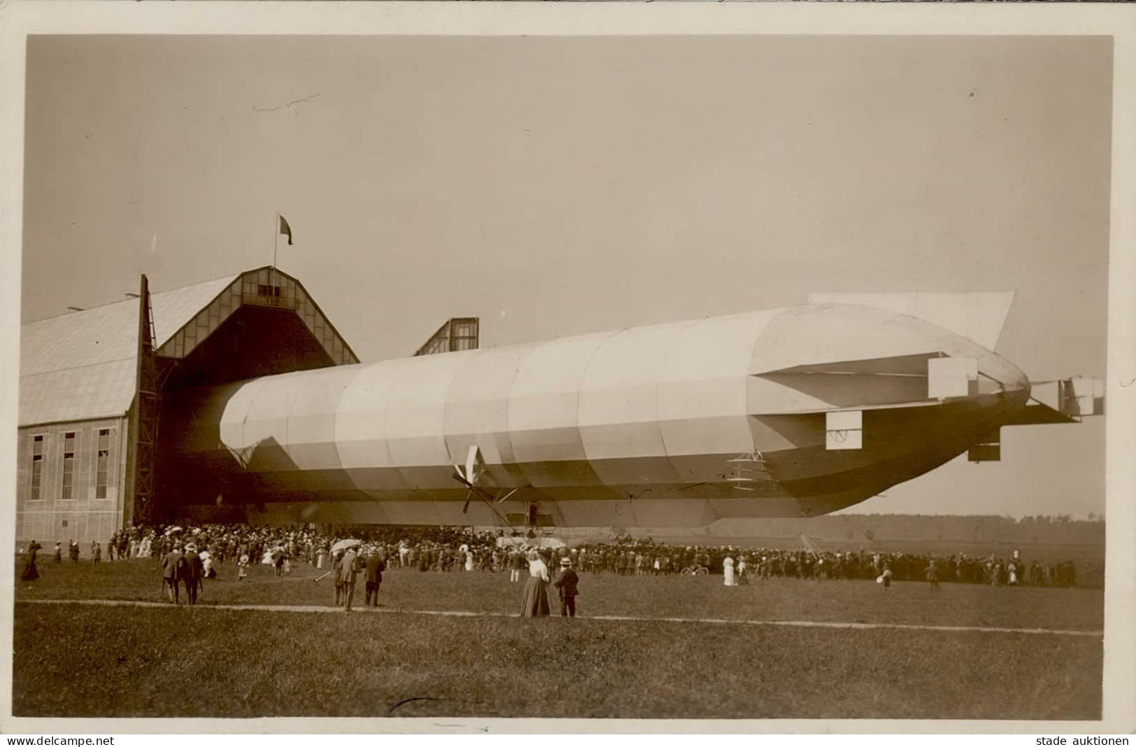 Zeppelin Baden-Baden L.Z. VI 21. Aug. 1910 Foto-AK I-II Dirigeable - Dirigeables