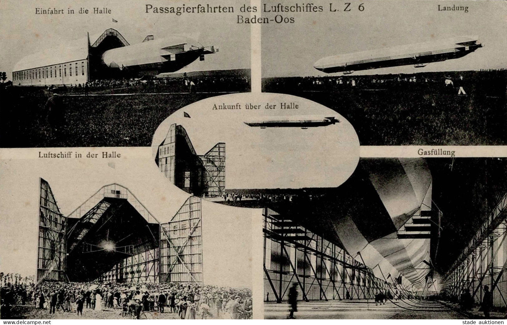 Zeppelin Baden-Oos Luftschiff LZ 6 I-II Dirigeable - Dirigibili