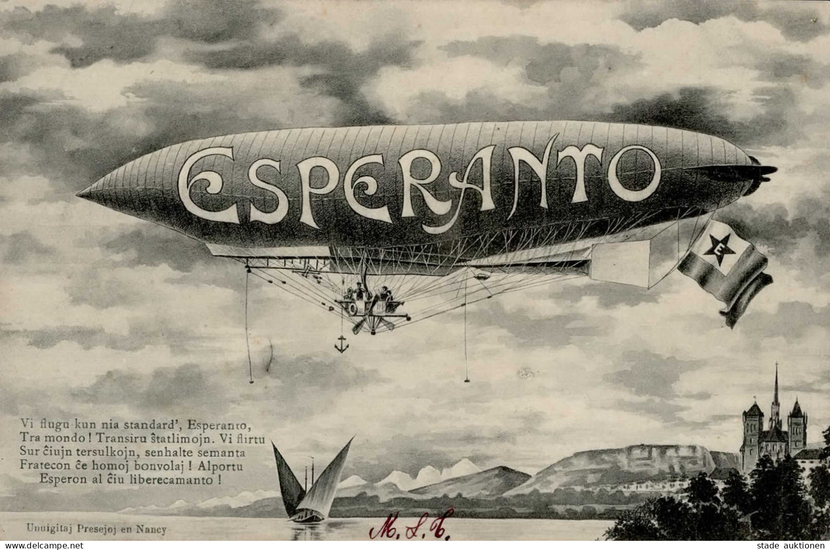 Zeppelin Esperanto I-II Dirigeable - Dirigibili