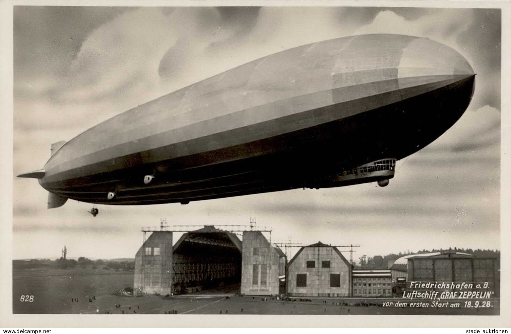 Zeppelin Friedrichshafen A. B. Luftschiff Graf Zeppelin Vor Dem Ersten Start 1926 I-II Dirigeable - Dirigibili