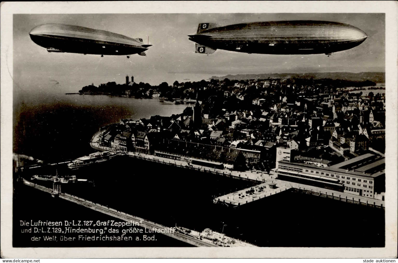 Zeppelin Friedrichshafen Die Luftriesen D.-L.Z. 127 Graf Zeppelin Und D.-L.Z. 129 Hindenburg I-II Dirigeable - Dirigeables