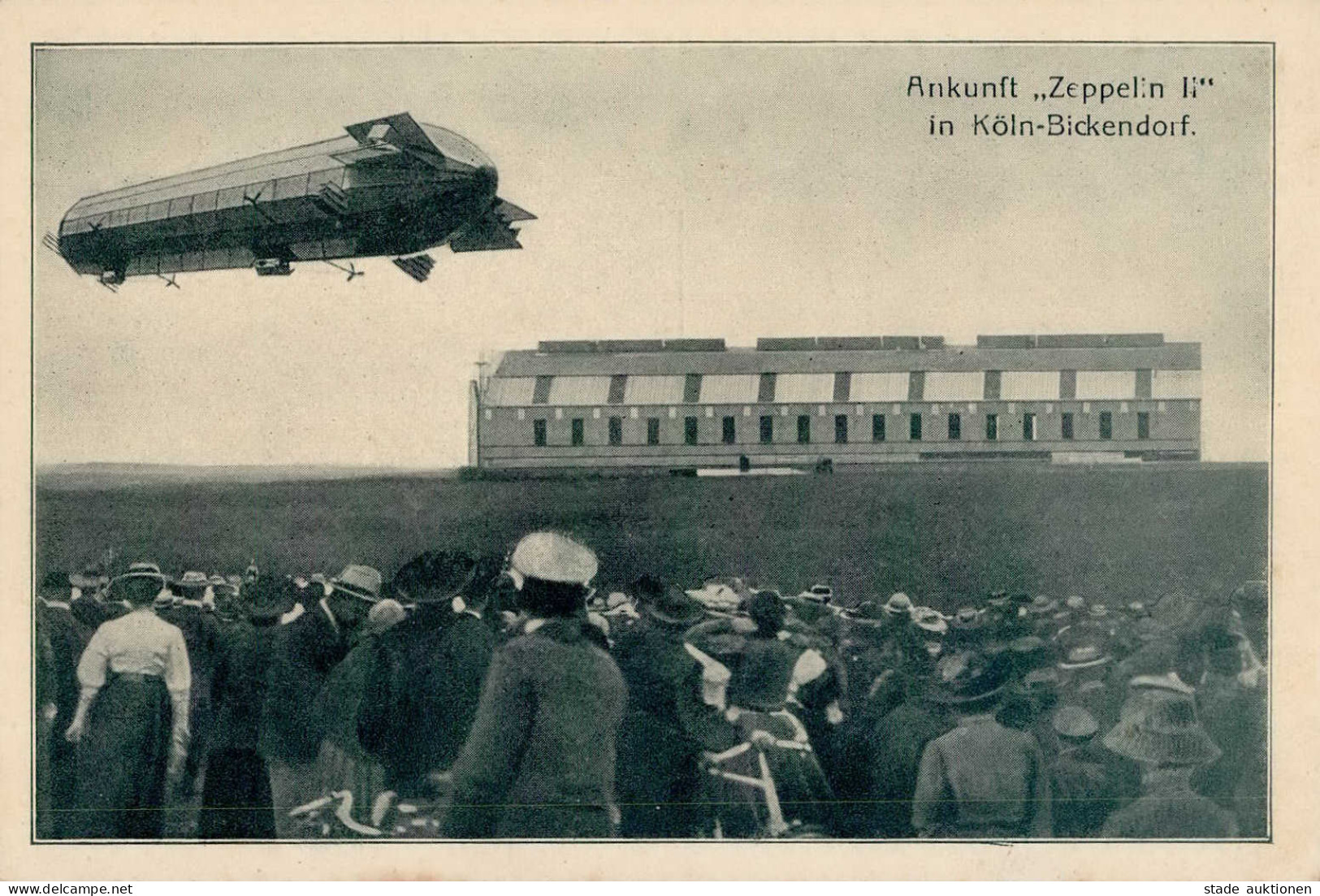 Zeppelin II In Köln-Bickendorf I-II Dirigeable - Aeronaves