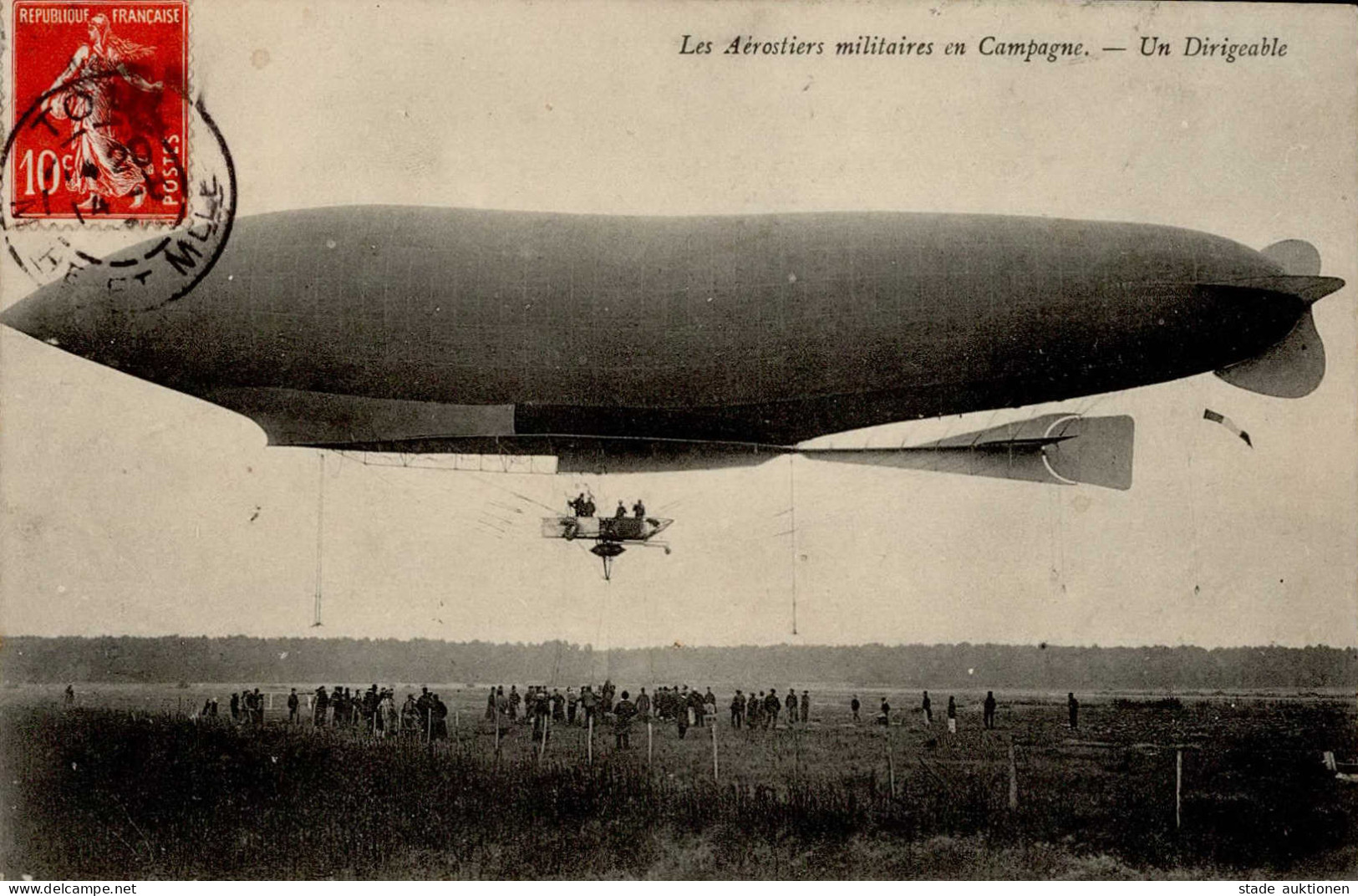 Zeppelin Les Aerostiers Militaires En Campagne I-II Dirigeable - Dirigibili