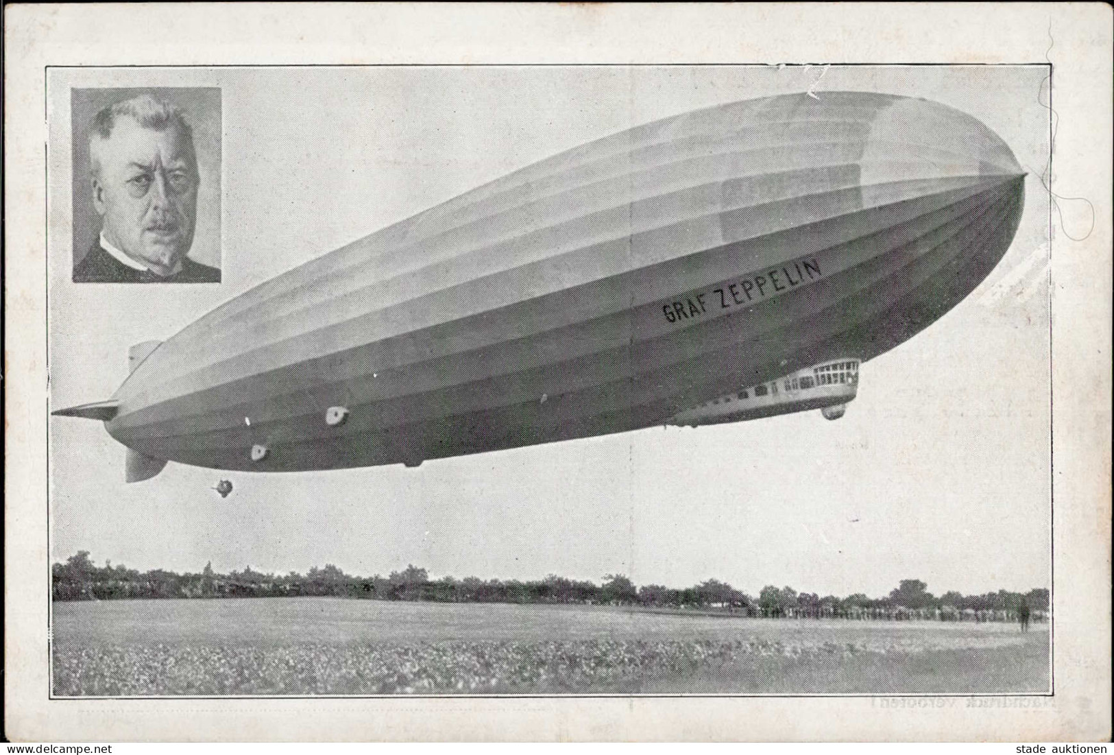 Zeppelin Luftschiff Graf Zeppelin LZ 127 I-II (fleckig) Dirigeable - Zeppeline