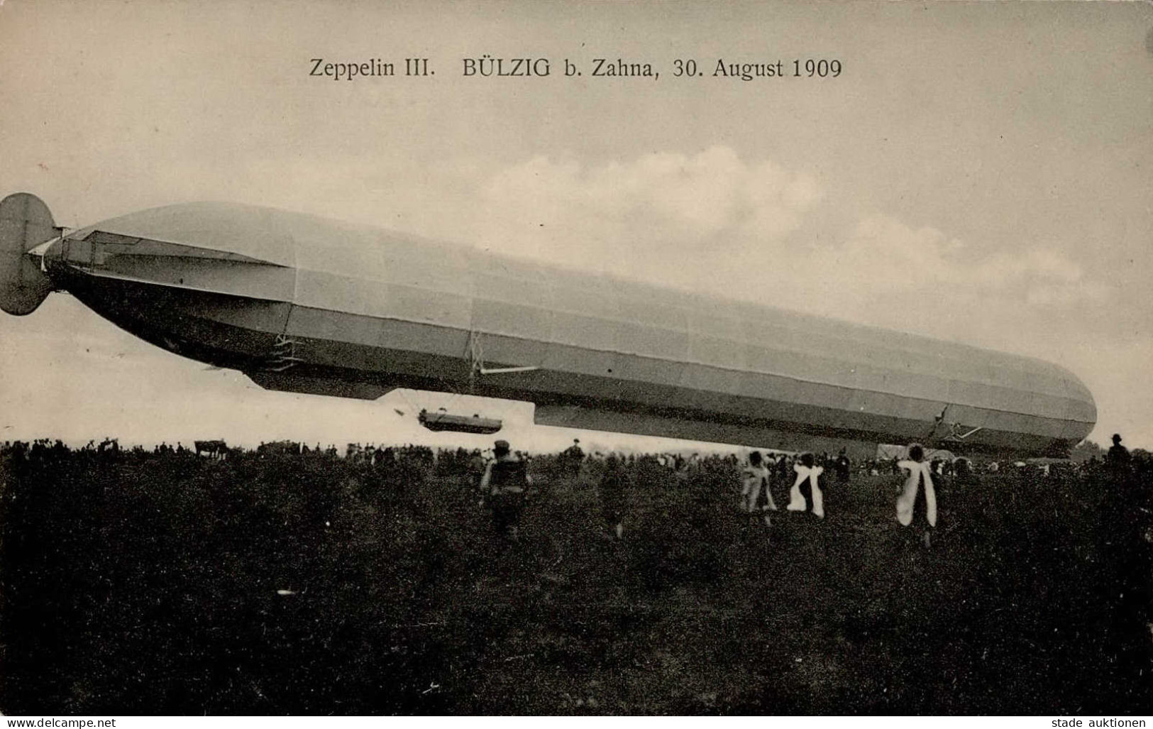 Zeppelin LZ 6 (Z 3) In Bülzig 1909 I-II Dirigeable - Dirigeables