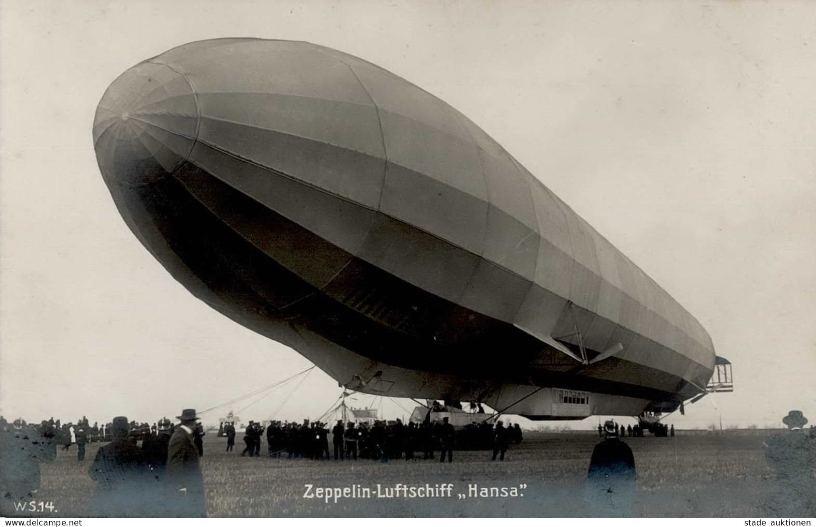 Zeppelin Sanke W.S.14. Zeppelin-Luftschiff Hansa I-II Dirigeable - Dirigibili