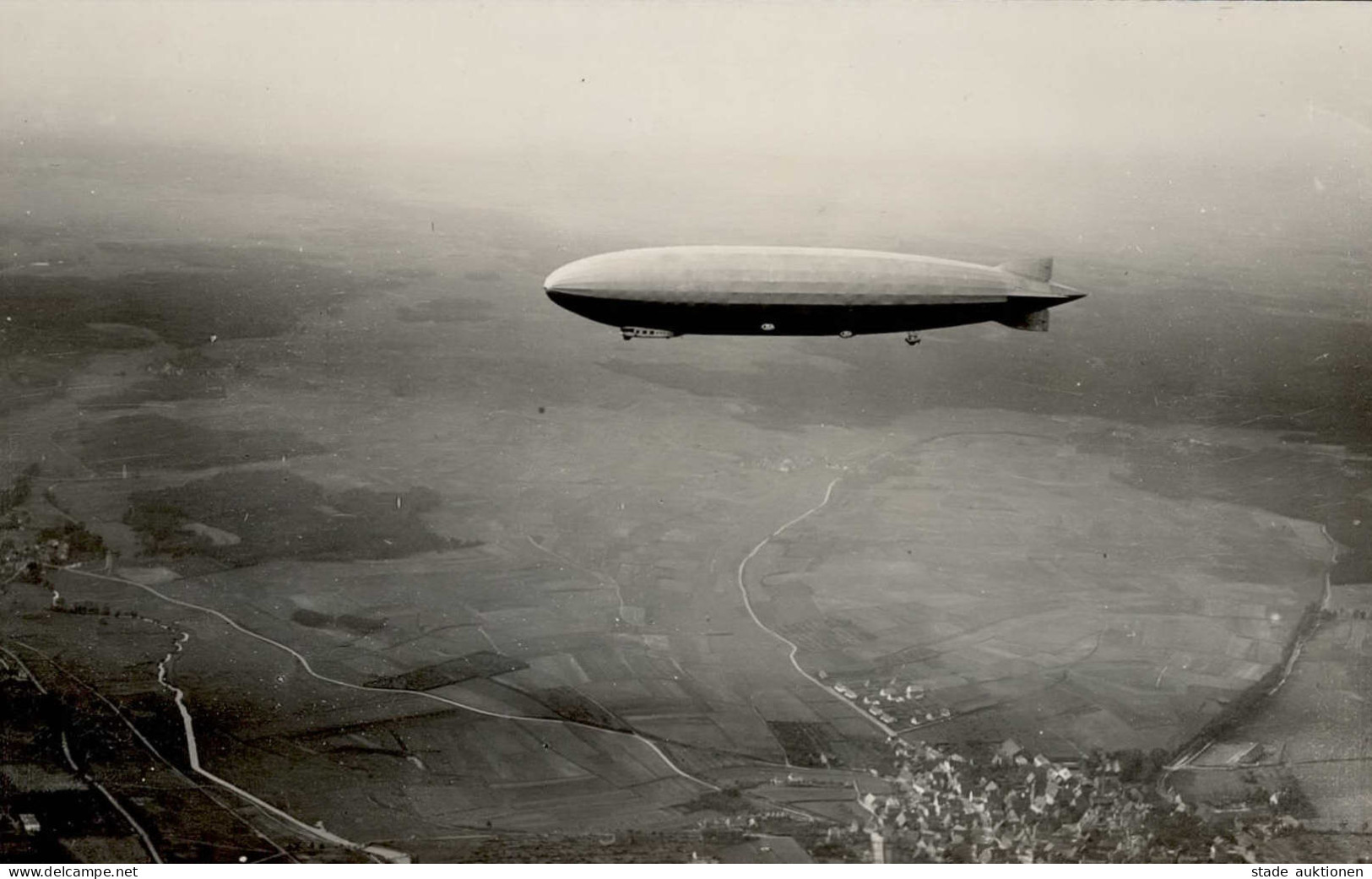 Zeppelin ZR III LZ 126 Probeflug über Fürth 1924 I-II Dirigeable - Dirigeables