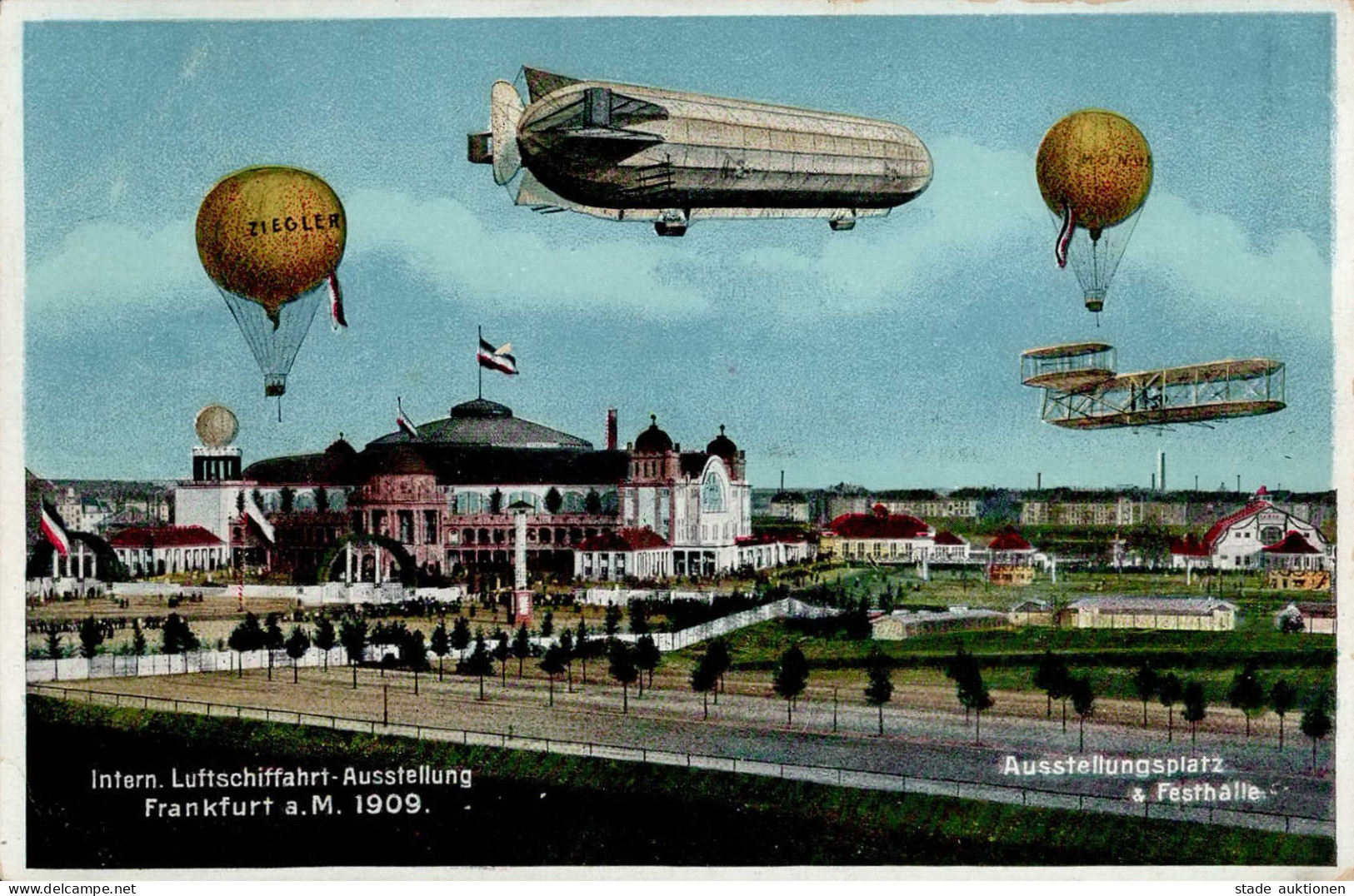 ILA Frankfurt 1909 Zeppelin Ballon I-II Dirigeable - Luchtschepen