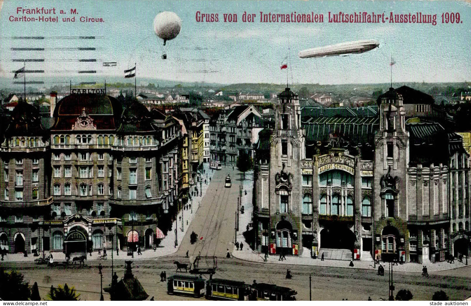 ILA Frankfurt A.M. 1909 Zeppelin Ballon II (Ecken Abgestossen) Dirigeable - Dirigibili