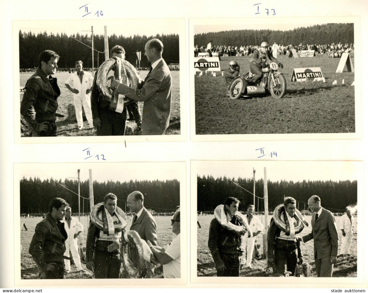 Motorsport Album Mit 35 Eingeklebten Bildern Vom ADAC Grasbahnrennen Am 24.09.1967 In Krumbach II - Other & Unclassified