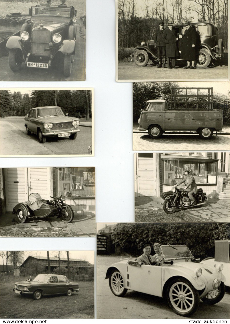 Auto Album Mit 117 Fotos Von Versch. Automobilen I-II - Sonstige & Ohne Zuordnung