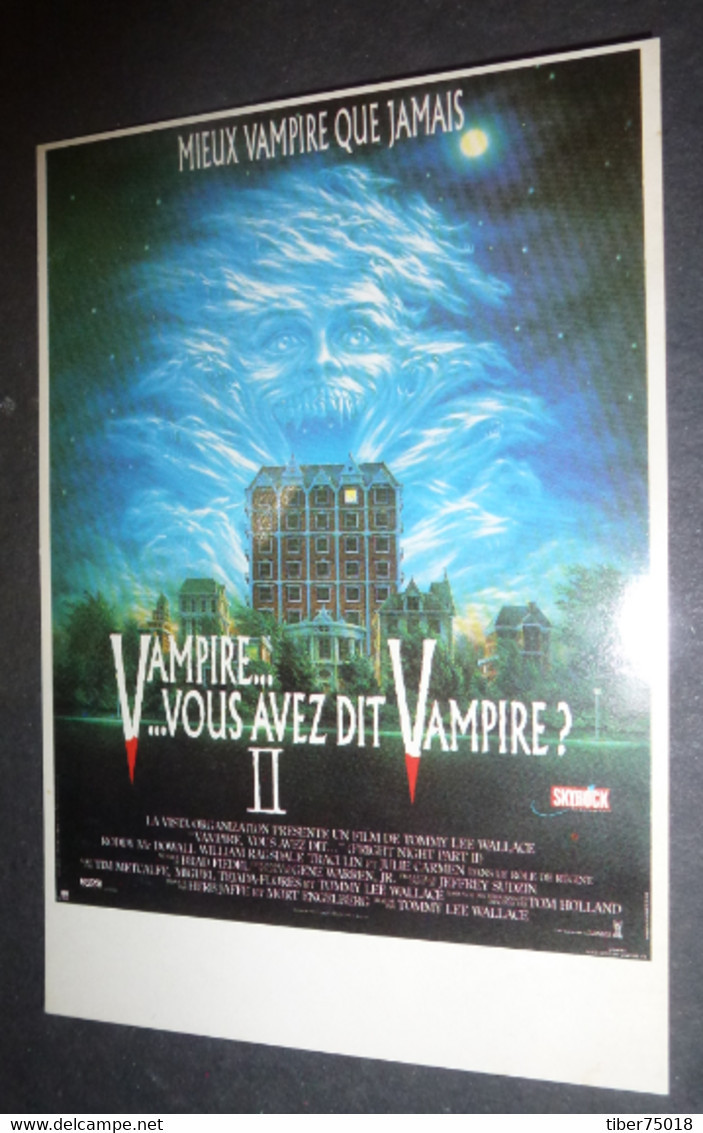 Carte Postale (édition : Cart'Postal System) Vampire... Vous Avez Dit Vampire ? II (film Cinéma Affiche) - Affiches Sur Carte