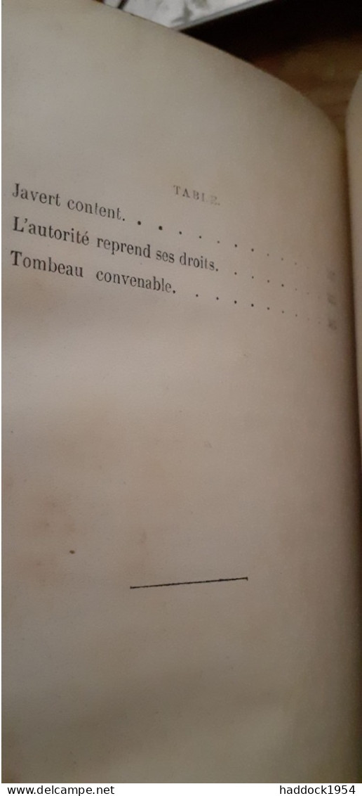 les misérables en 5 tomes pour les 10 volumes VICTOR HUGO pagnerre 1862