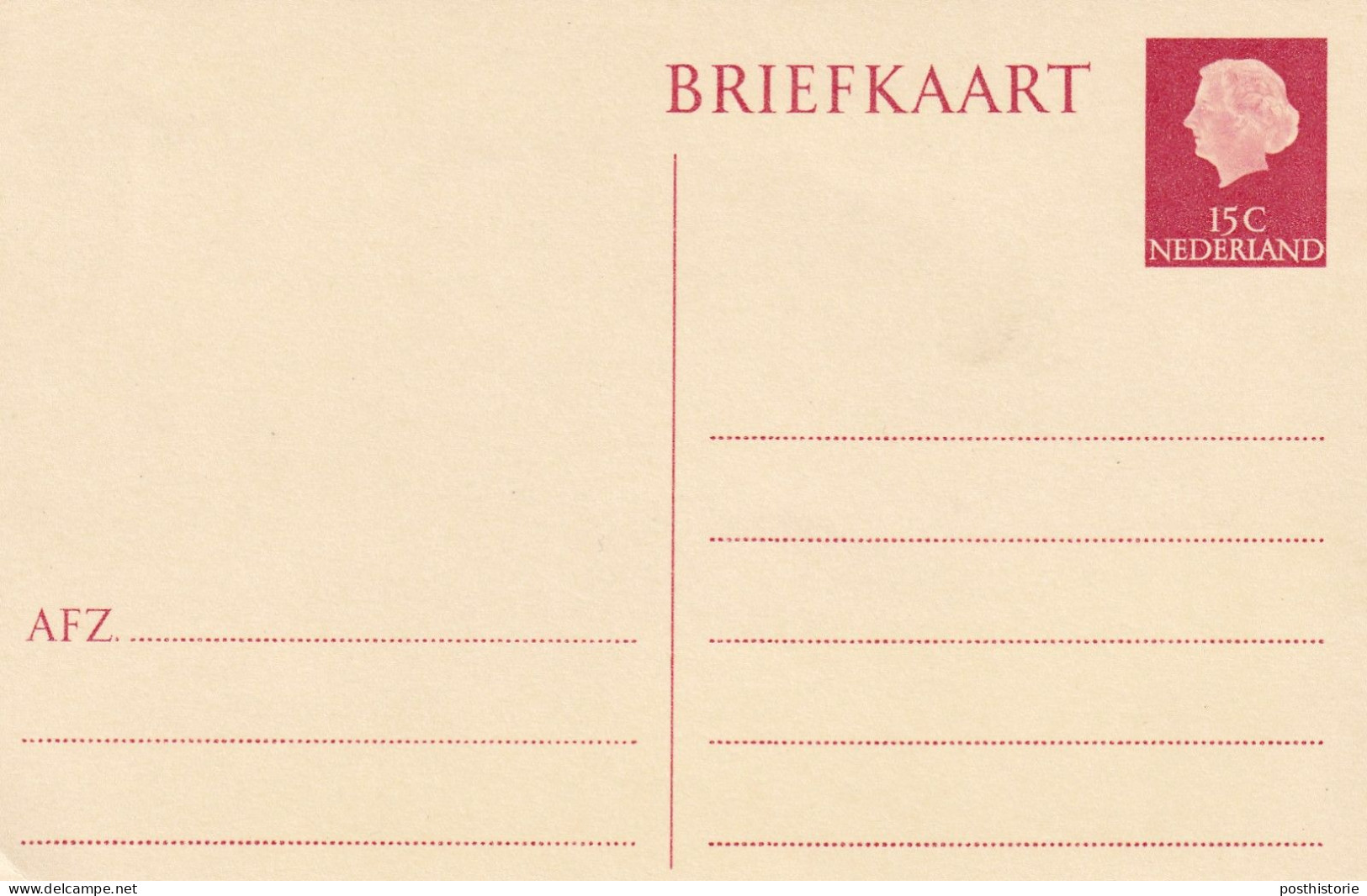 19 verschillende ongebruikte briefkaarten Juliana