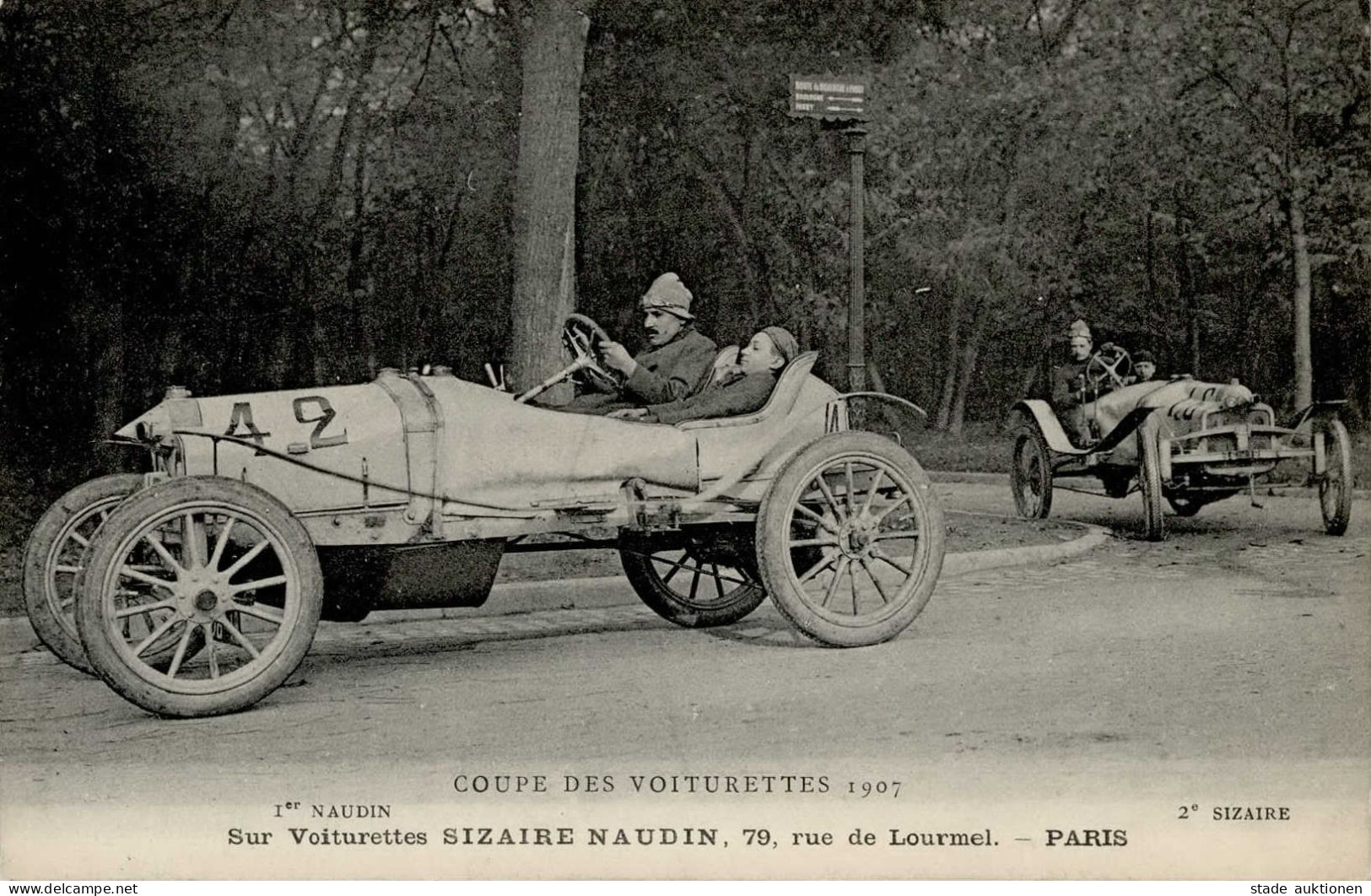 Auto Coupe Des Voiturettes 1907 - Sonstige & Ohne Zuordnung