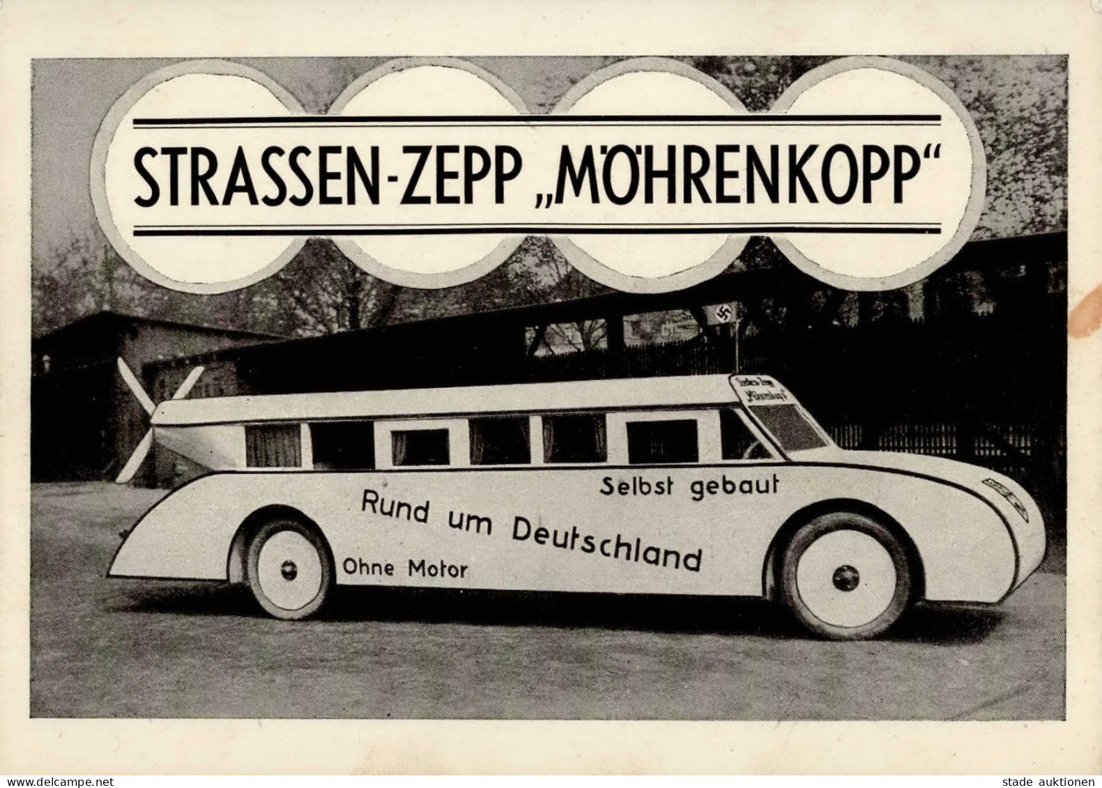 Auto Strassen-Zepp Möhrenkopp I-II (fleckig) - Otros & Sin Clasificación