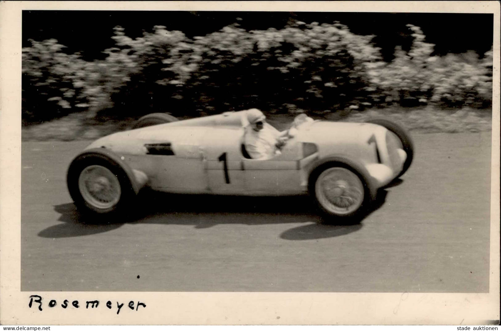 Auto Union Fahrer Rosemeyer I-II (leichter Bug) - Autres & Non Classés