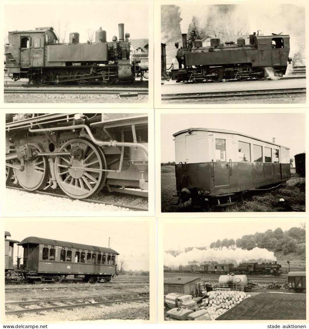 Eisenbahn Lot Mit Ca. 300 Trainspotter Fotos Meist 1950er-60er Jahre Chemin De Fer - Trains