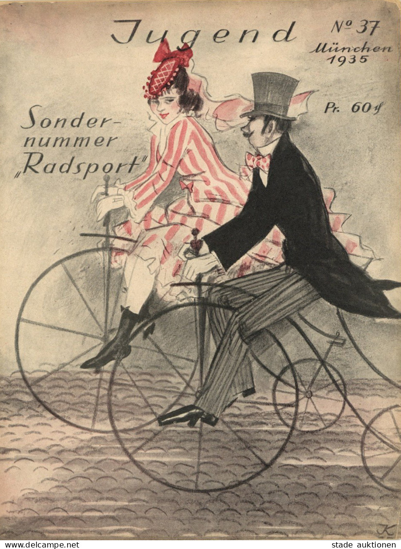 Fahrrad Zeitschrift Jugend Sonderausgabe Radsport Nr. 37 1935, 16 S. II Cycles - Other & Unclassified