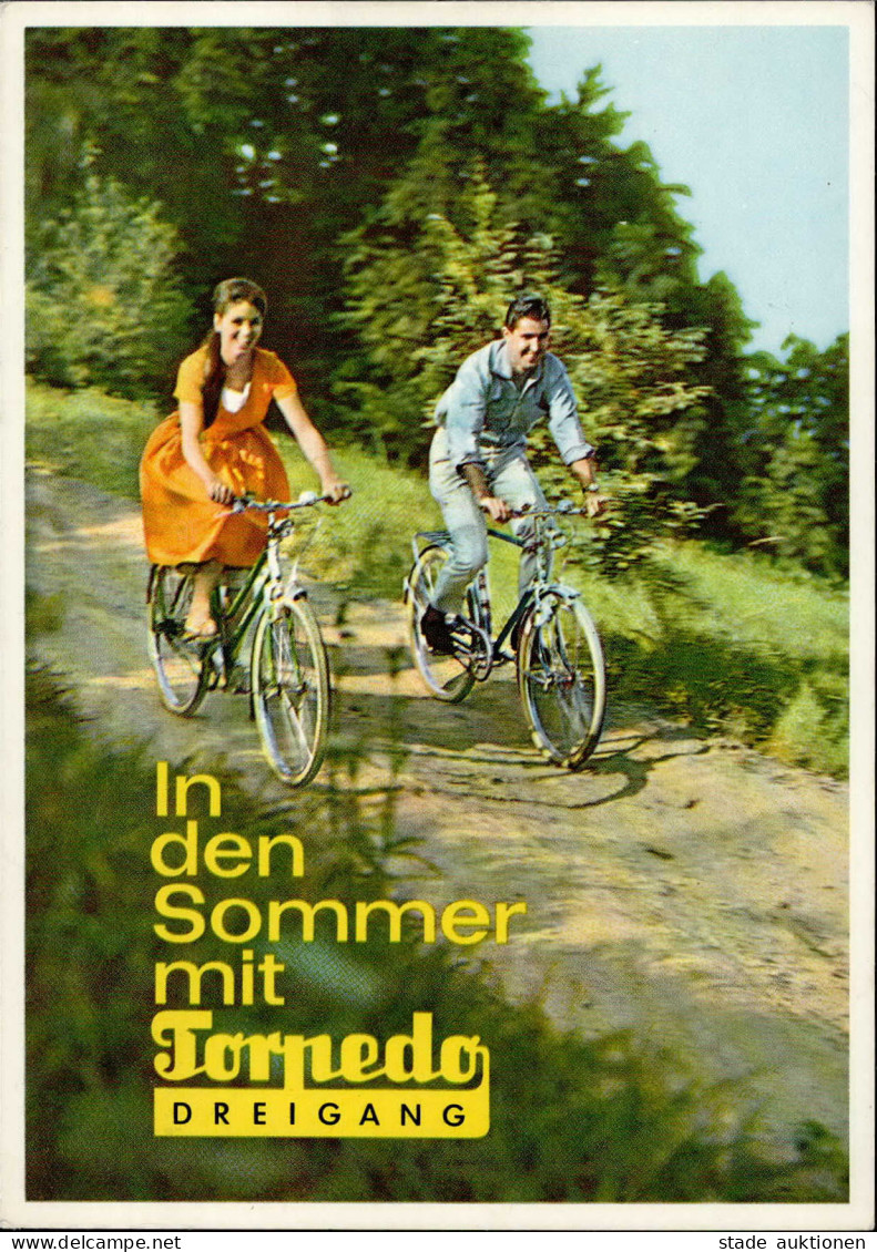 Fahrrad In Den Sommer Mit Torpedo Dreigang I-II Cycles - Autres & Non Classés