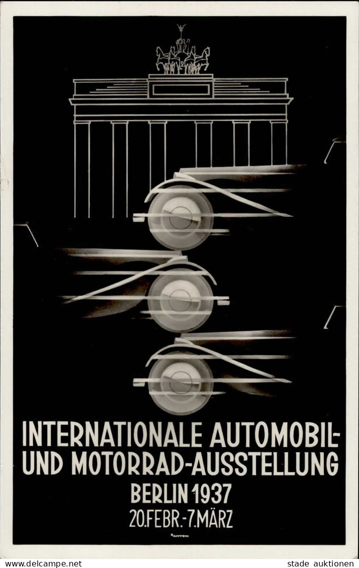 Verkehr Berlin Int. Automobil- U. Motorrad-Ausstellung 1937 S-o I-II Expo - Altri & Non Classificati