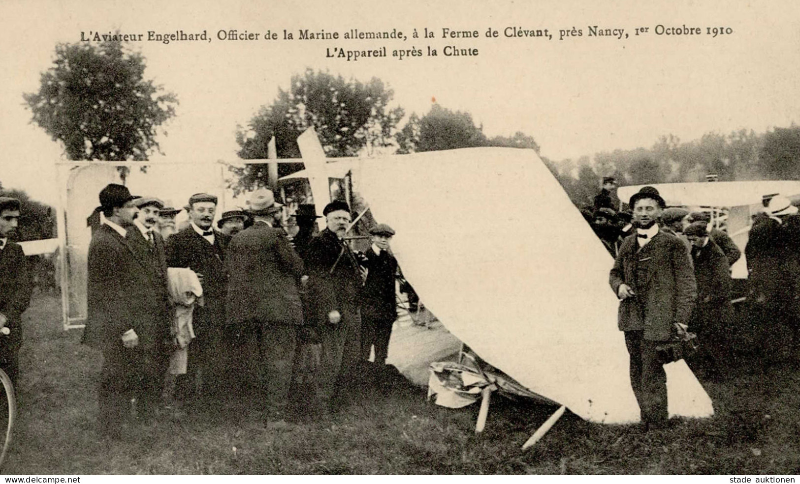 Verkehr Nancy Officier De La Marine Allemande A La Ferme De Clevant 1910 I-II - Other & Unclassified