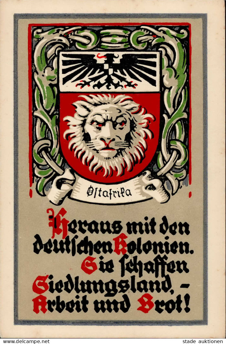 Kolonien Deutsch-Ostafrika Propaganda I-II Colonies - Ehemalige Dt. Kolonien