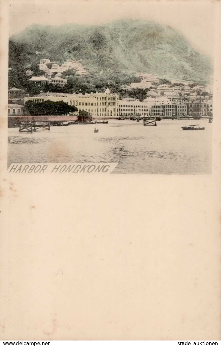 Hong Kong AK O Yokohama-Marseille 1899 I-II - Ehemalige Dt. Kolonien