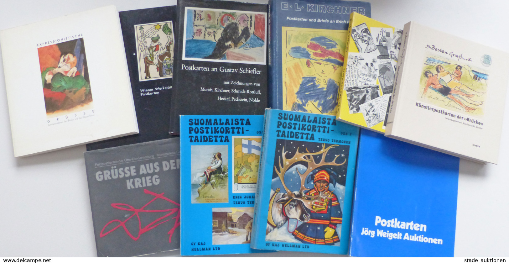 AK-Geschichte Tolles Konvolut Mit 16 Büchern, Katalogen, Nachschlagewerken Zum Thema Geschichte Der Ansichtskarte - Other & Unclassified
