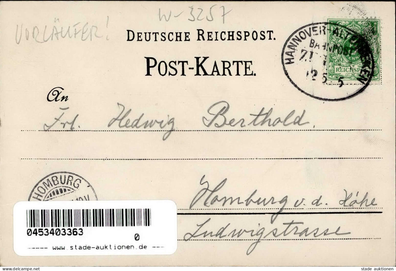 Vorläufer 1895 SPRINGE - Hotel Deisterpforte I-II - Histoire