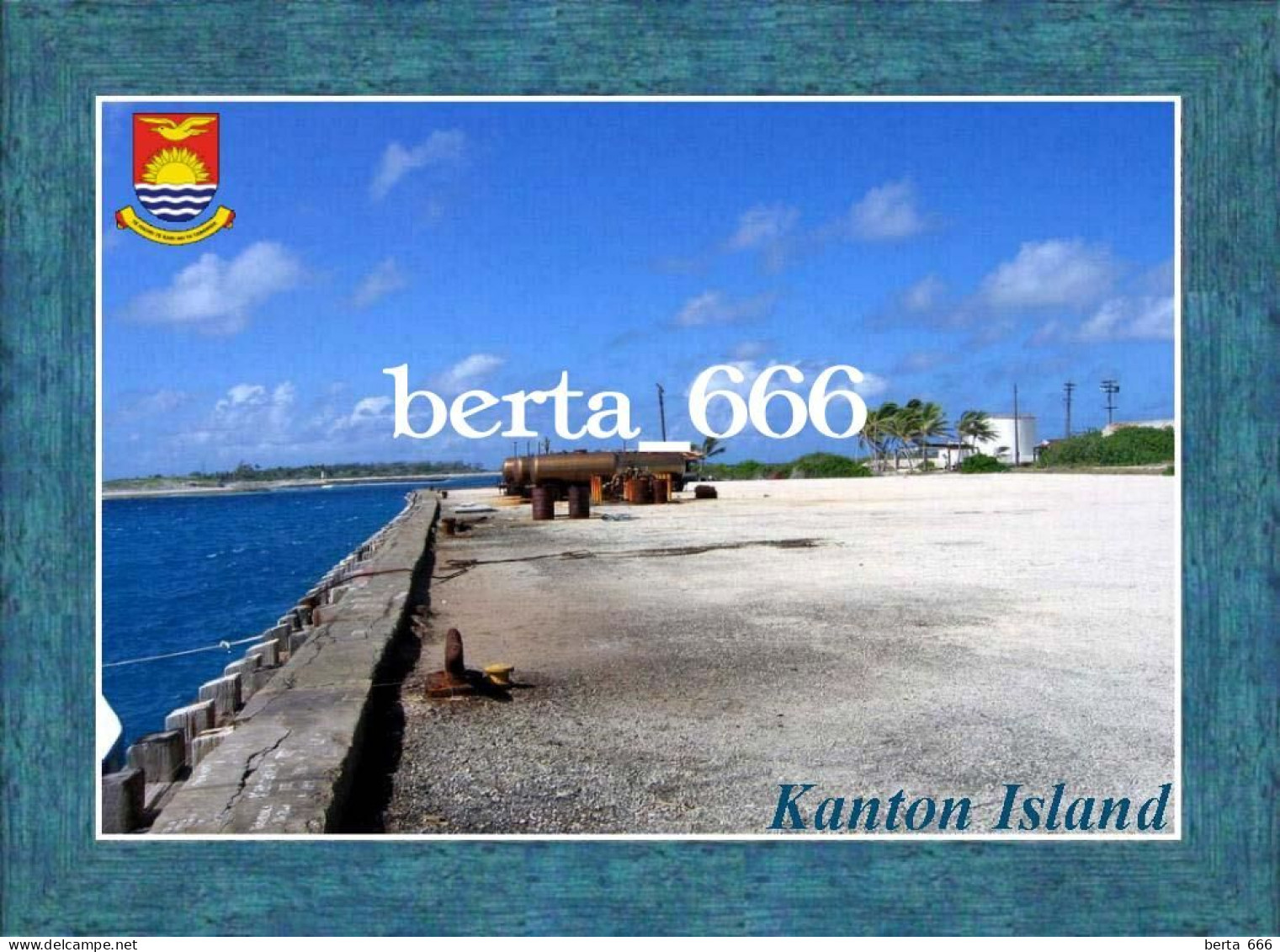 Kiribati Phoenix Islands UNESCO Kanton Island New Postcard - Kiribati