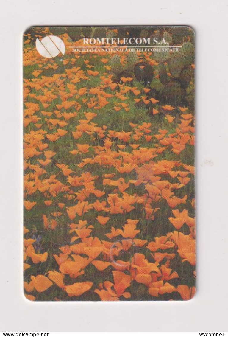 ROMANIA -  Flowers Chip  Phonecard - Rumania