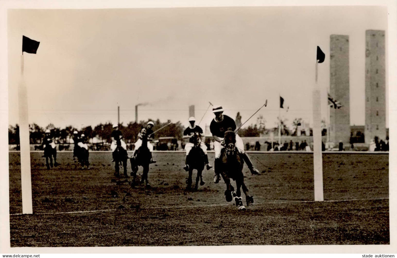 BERLIN OLYMPIA 1936 - PH O 29 POLO-Vorspiele GROSSBRITANNIEN Schlägz MEXIKO S-o I - Olympic Games