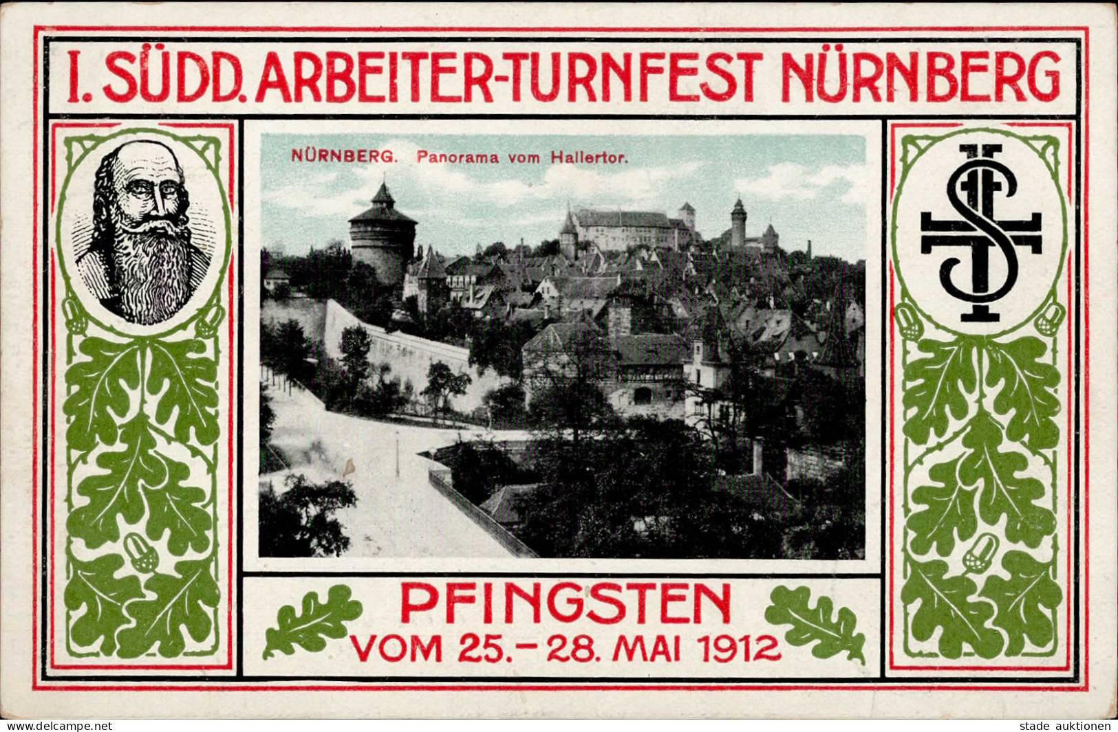 Sport Nürnberg I. Südd. Arbeiter-Turnfest 1912 I-II - Giochi Olimpici