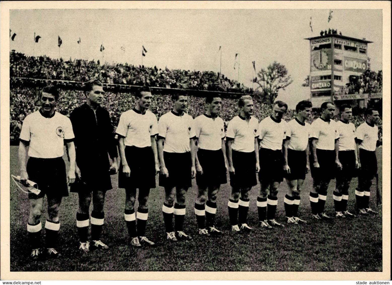 Fussball Deutsche Fußball-Weltmeister 1954 Luftpost 1955 I-II - Football