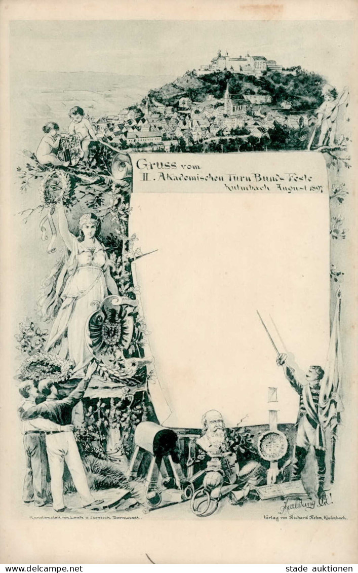 Turnfest Kulmbach II. Akademisches Turn-Bundesfest 1897 I-II - Otros & Sin Clasificación