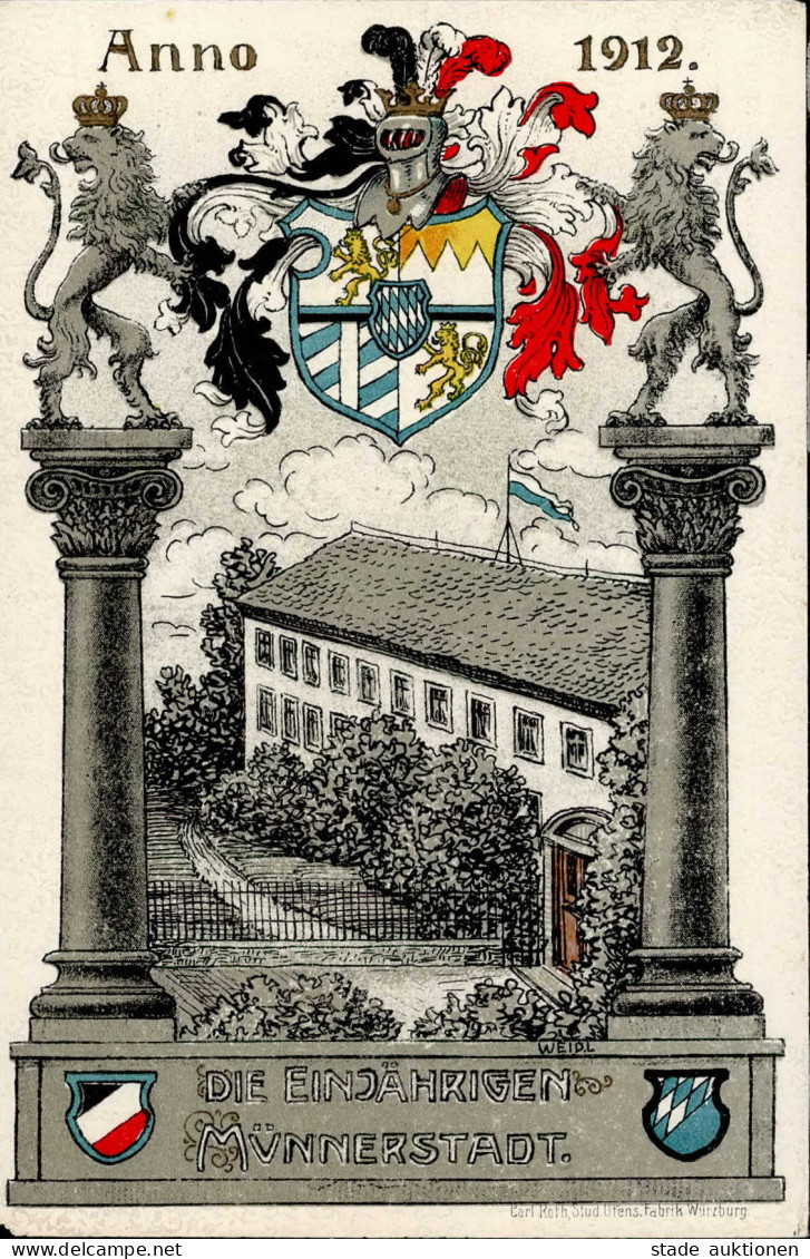 Studentika Münnerstadt Die Einjährigen I-II - Ecoles