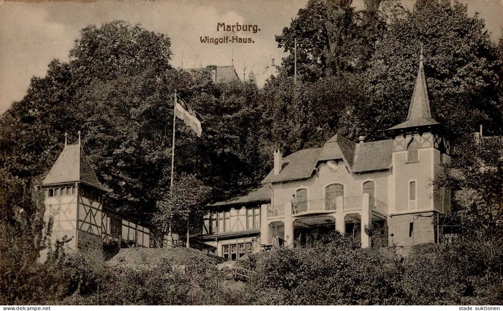 Studentika Marburg Wingolf Haus I-II (fleckig) - Schools