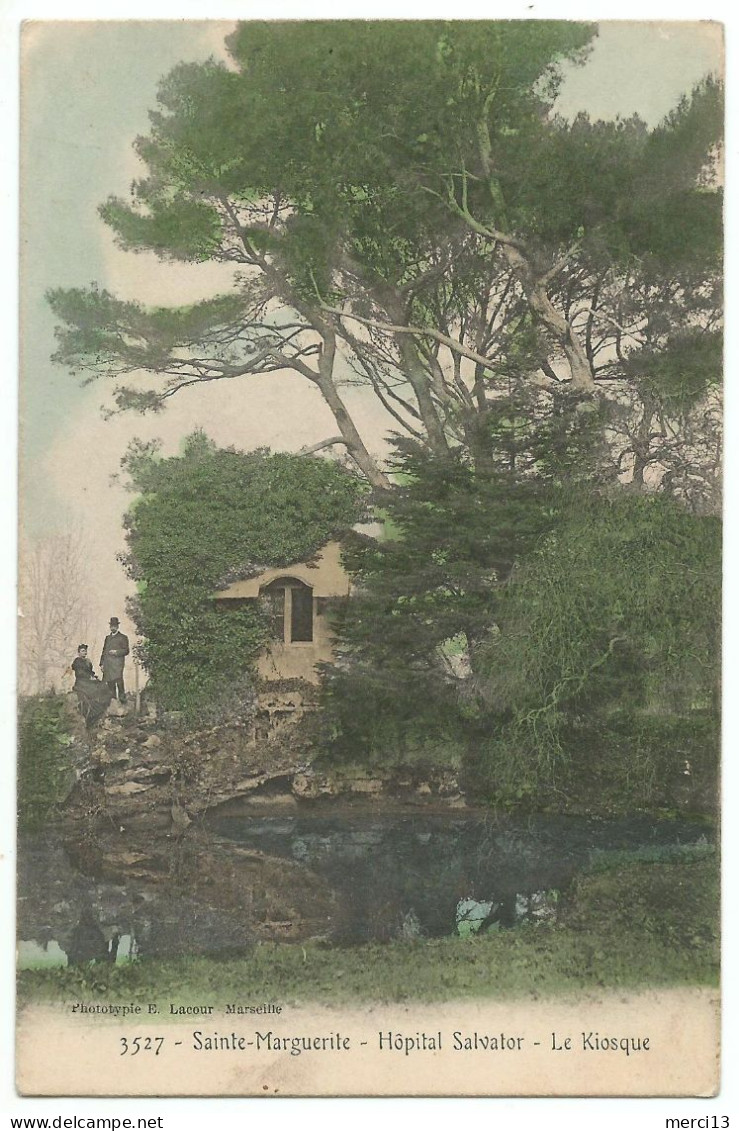 SAINTE-MARGUERITE (13) – Hôpital Salvator – Le Kiosque. Editeur Lacour, N° 3527. - Südbezirke, Mazargues, Bonneveine, Pointe Rouge, Calanque-Felsen