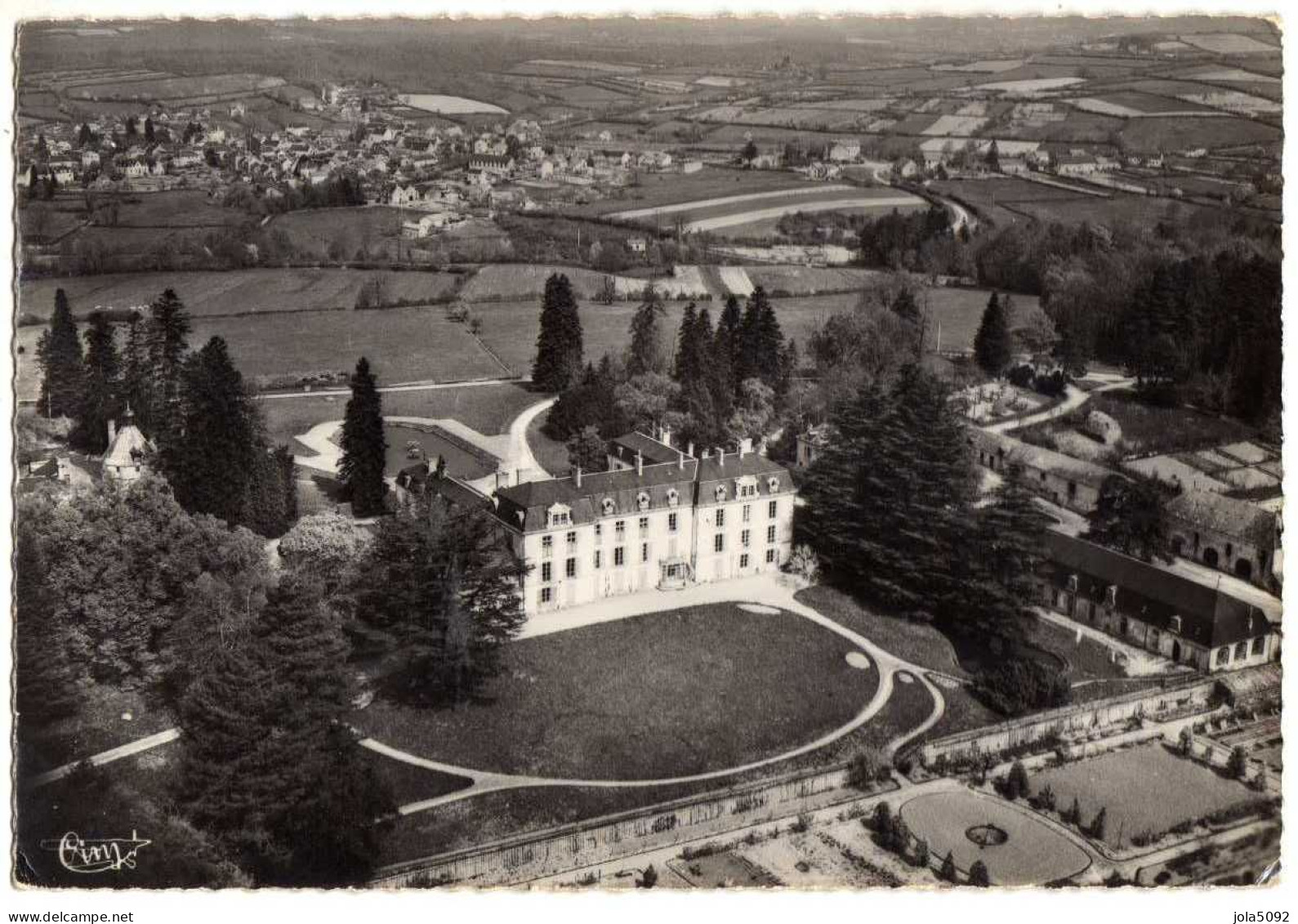 58 - SAINT-HONORE-LES-BAINS - Vue Aérienne Du Château De La Montagne - Saint-Honoré-les-Bains