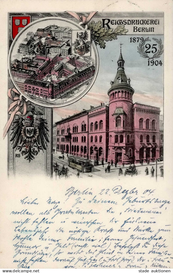 Berlin (1000) Reichsdruckerei 1879-1904 I-II - Ploetzensee