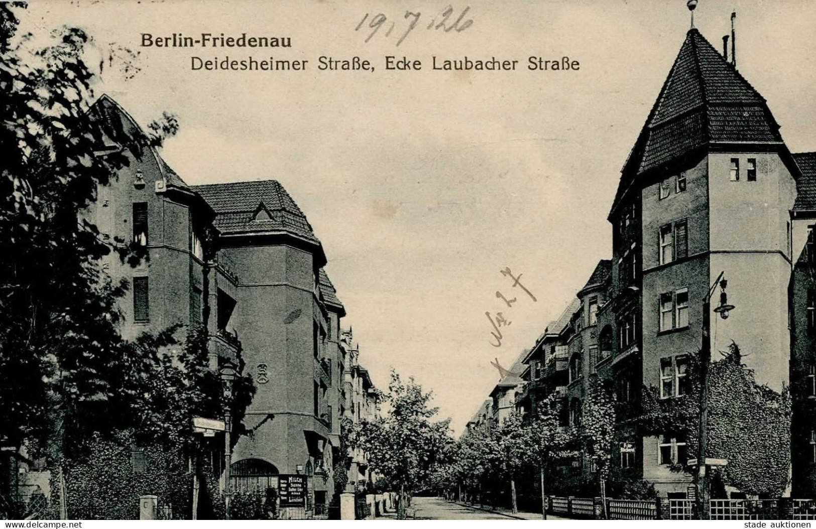 Berlin Friedenau (1000) Deidesheimer Strasse Leubacher Strasse I- - Ploetzensee