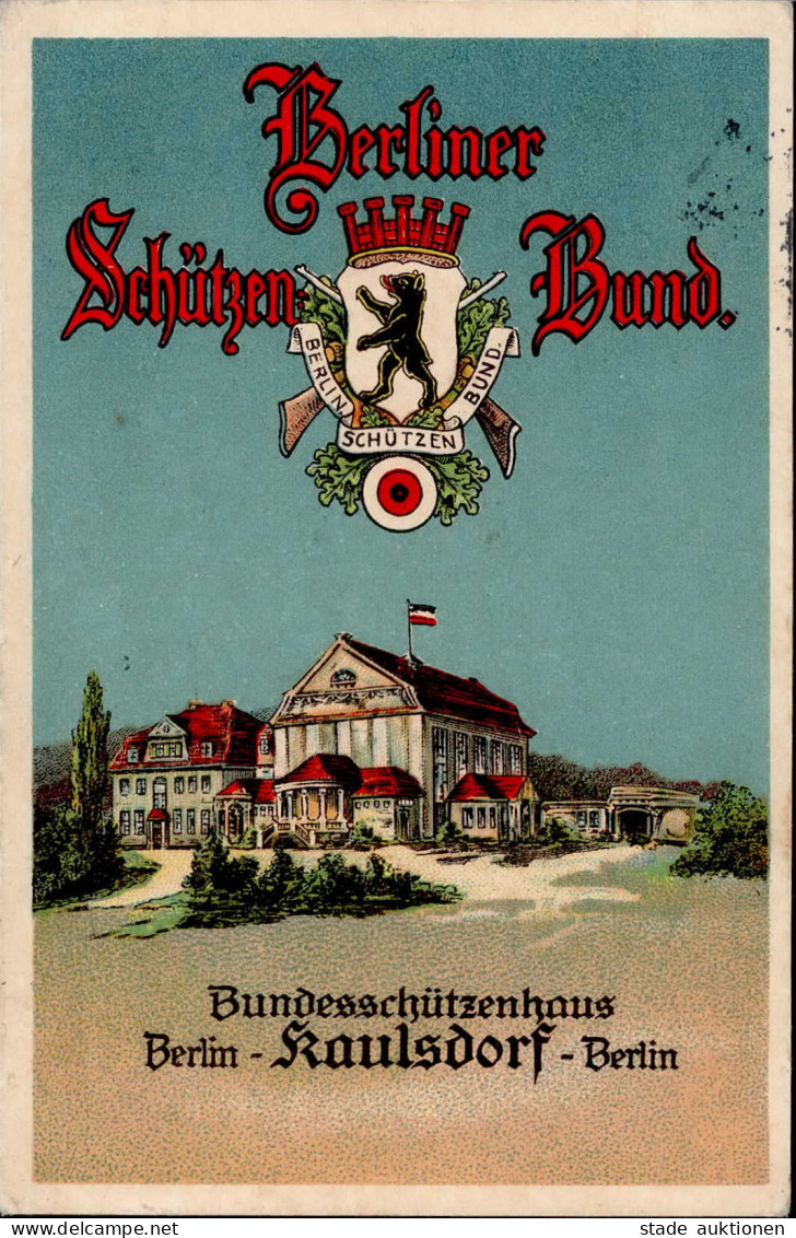 Berlin Kaulsdorf (1000) Schützenhaus 1913 II (Stauchungen) - Plötzensee